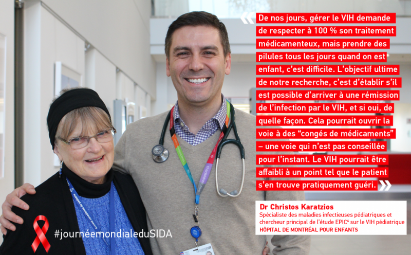 Dr Christos Karatzios chercheur principal et Dre Dorothy Moore, spécialistes des maladies infiectieuses pédiatriques 
